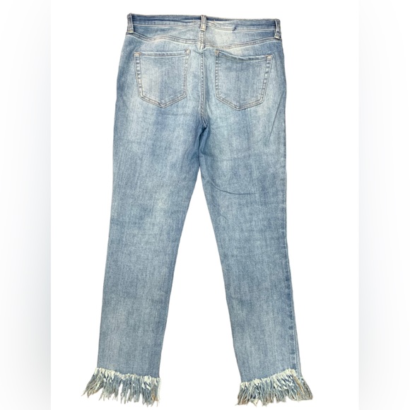 Free People, Distressed Stretchy Jeaggings - Picture 3 of 11